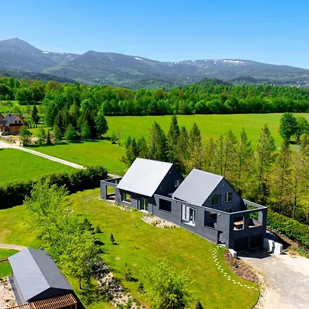 Lejlighed Wonder - Luksusowy Dom Casa Moderna Z Dwoma Tarasami W Cichej Okolicy Blisko Karpacza